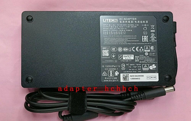 New Original Liteon 19.5V Adapter for Intel NUC NUC8HV BOXNUC8i7HVK3 PA-1231-12@