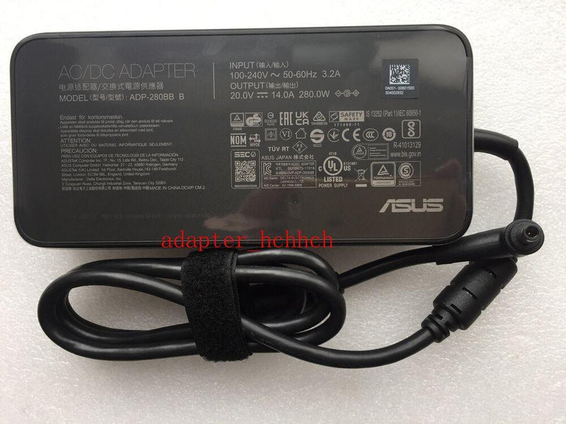 New Original ASUS 20V 14A AC Adapter&Cord for ASUS ROG Strix Scar 15 G533ZS-AS94