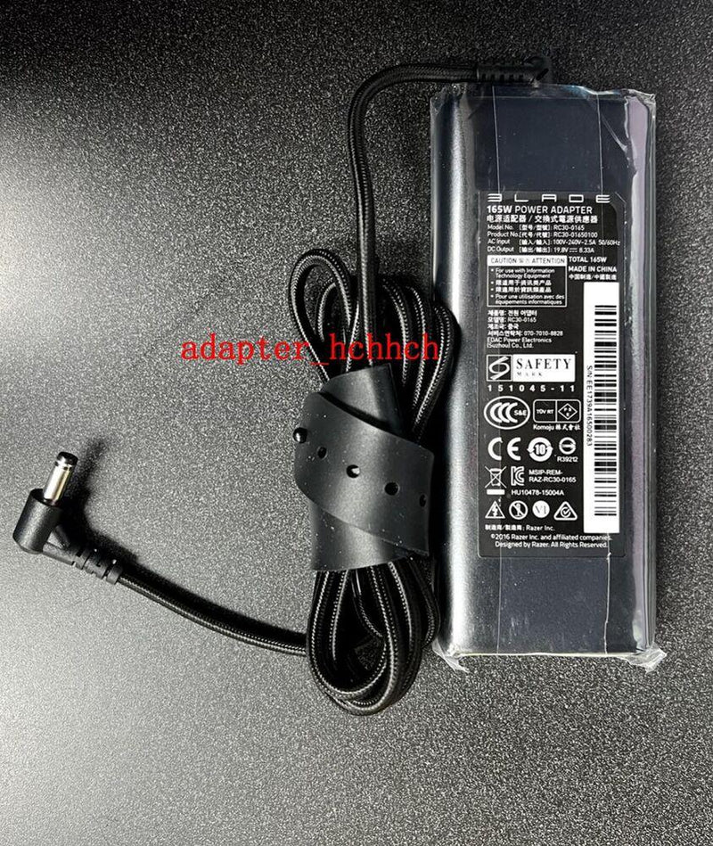 New Original OEM Razer Blade Pro RZ09-0166 RC30-0165 19.8V 8.33A AC Adapter&Cord