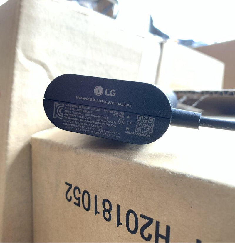 Original OEM LG Gram 65W Charger 17ZB90R-G.AA75D,17ZB90R-G.AP75G,17ZB90R-G.AP78G