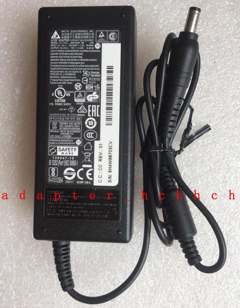 New Original OEM 19V 3.42A AC Adapter for MSI Optix MAG274QRF LCD Gaming Monitor