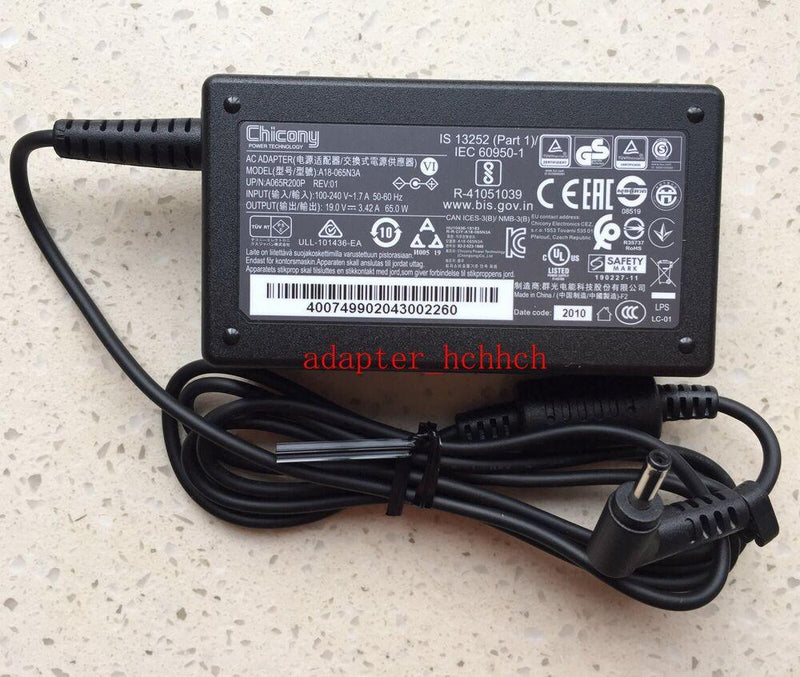 New Original Chicony 19V 3.42A Adapter for Medion Akoya E15408 A18-065N3A Laptop