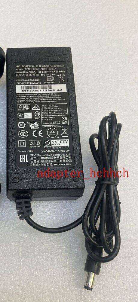 New Original OEM 19V 2A 38W AC Adapter for AOC 27B1H ADPC1938EX LCD Monitor