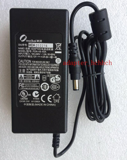 New Original 12V 4A AC/DC Adapter for KeeTouch KOT-0190U-CA4P PCAP Touch Monitor