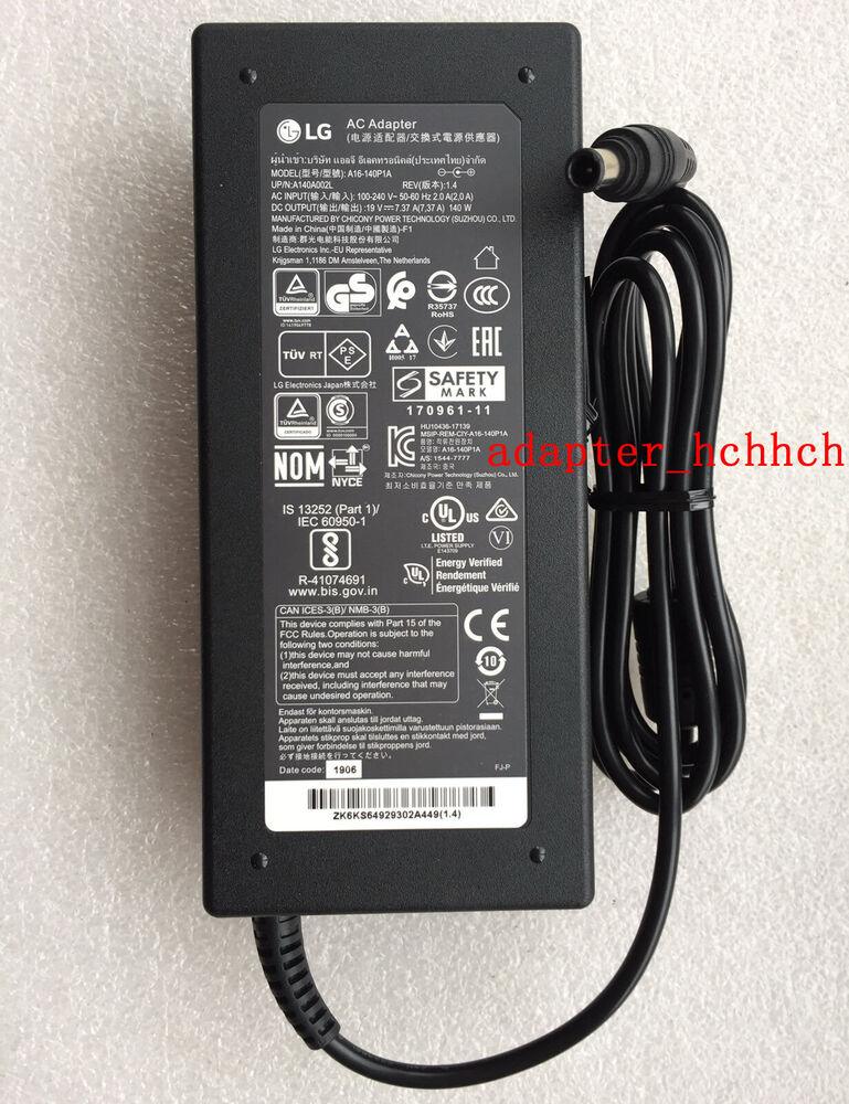 New Original LG 140W Adapter&Cord for LG 34GP950G-B A16-140P1A A140A002L Monitor