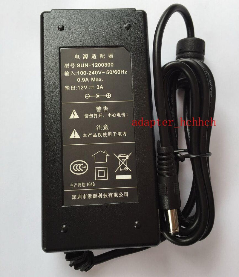 New Original OEM 12V 3A 36W Power Adapter for Q-See QT504 QT548 QT578 QT5140 DVR