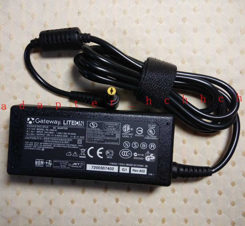 New Original OEM 65W AC Adapter for Gateway MD2614u MD7820u MS2285 MS2273 MS2274