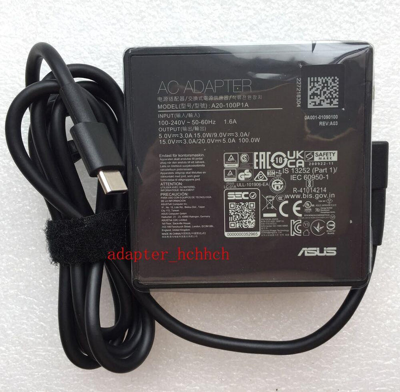 New Original OEM 100W USB-C AC Adapter for Acer Swift 14 SFX14-71G-76LC Laptop