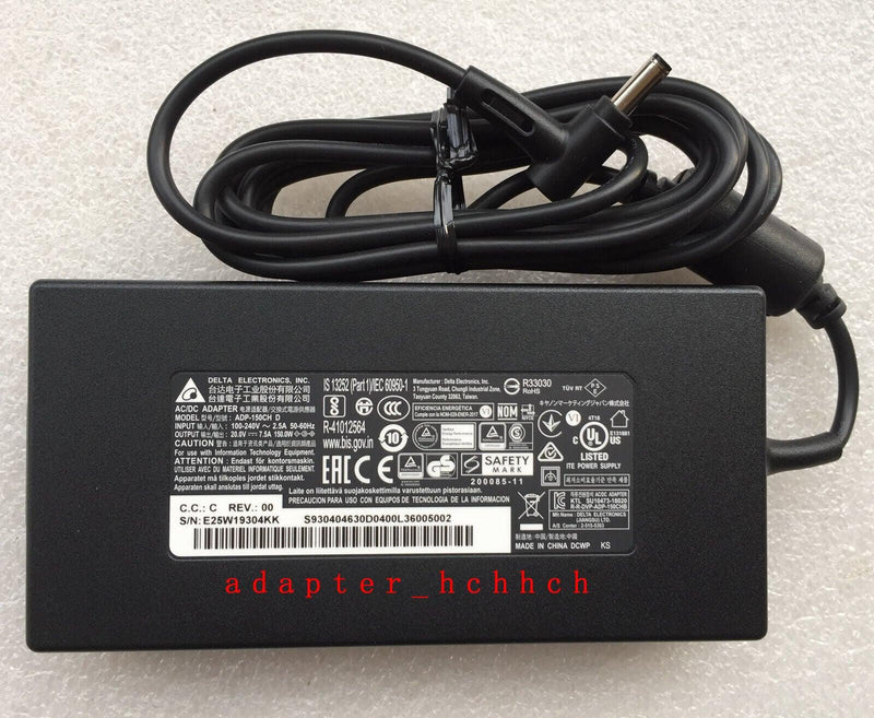 New Original Delta MSI 150W AC Adapter for Stealth 15M A11UEKV-009US ADP-150CH D