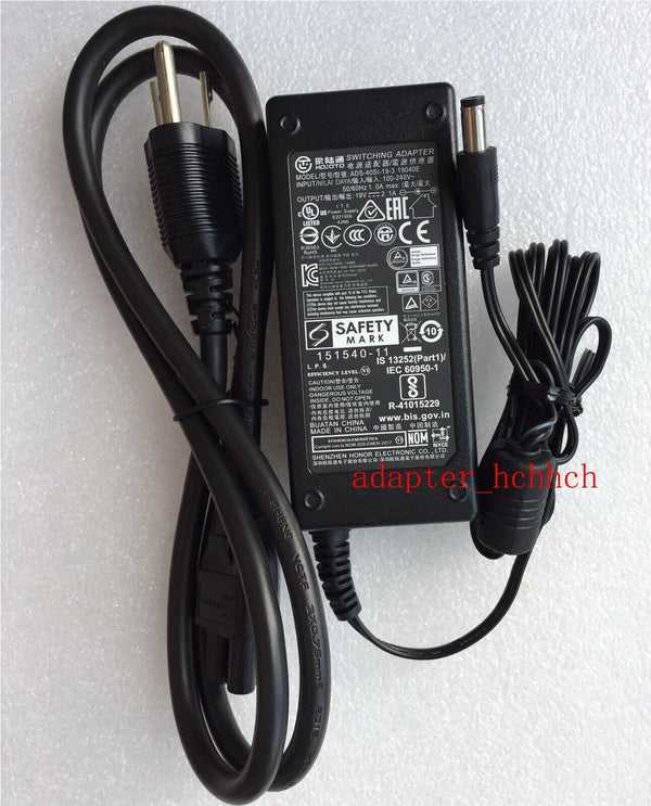 New Original Hoioto 19V AC Adapter for Acer SA270AR ADS-40SI-19-3,19040E Monitor