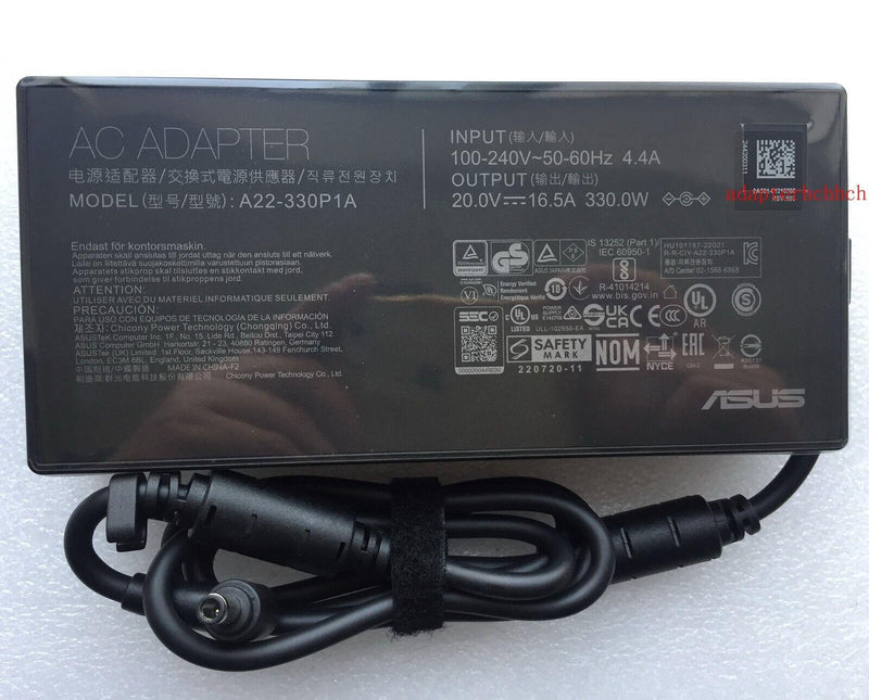 New Original ASUS ROG Strix G16 i9-13980HX/RTX4080 A22-330P1A 330W AC/DC Adapter