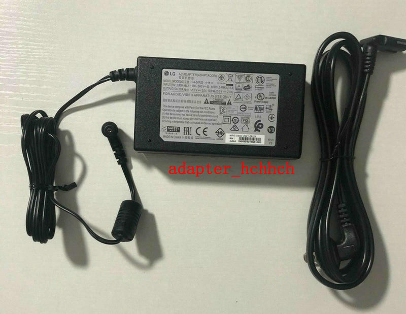 New Original OEM LG 25V 2A adapter Cord for LG SN5A DA-50F25 Wireless Sound Bar@