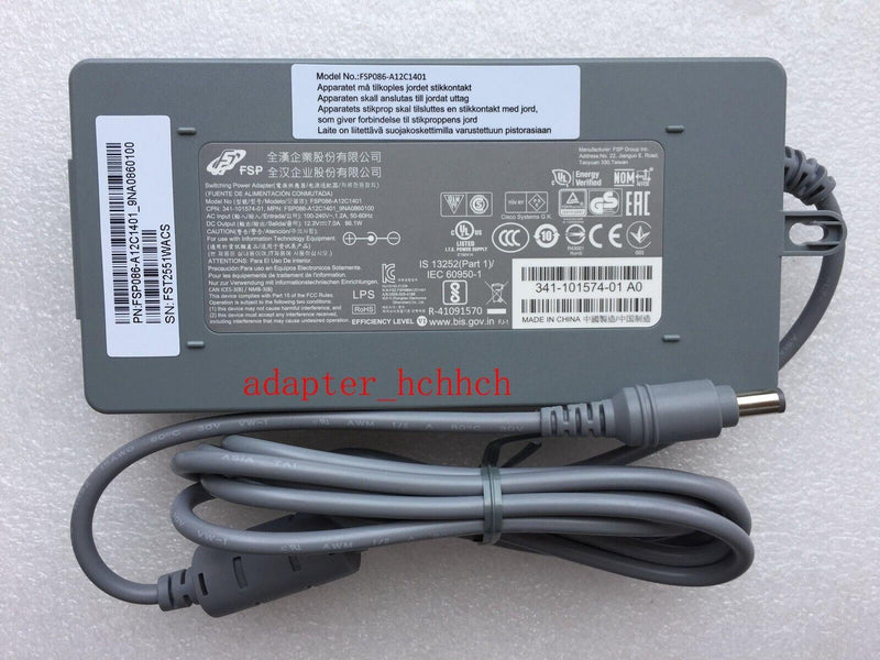 New Original FSP FSP086-12C1401,341-101574-01 12.3V 7A 86.1W AC/DC Adapter&Cord