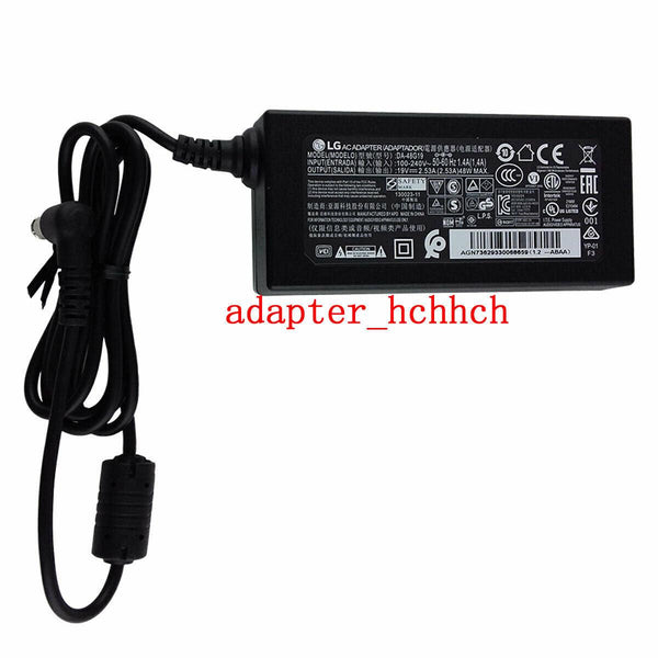 New Original LG 48W Cord/Charger 32LJ510U 32LJ510B 32LH570U 32LH590U DA-48G19 TV