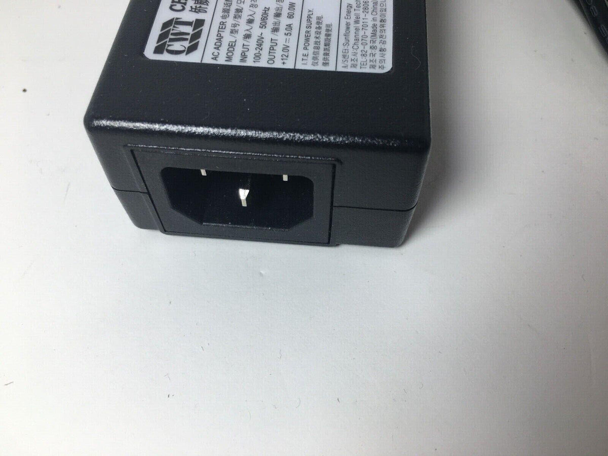 New Original CWT 12V 5A Adapter for Interlogix TruVision DVR 12HD TVR-1216HD-4T
