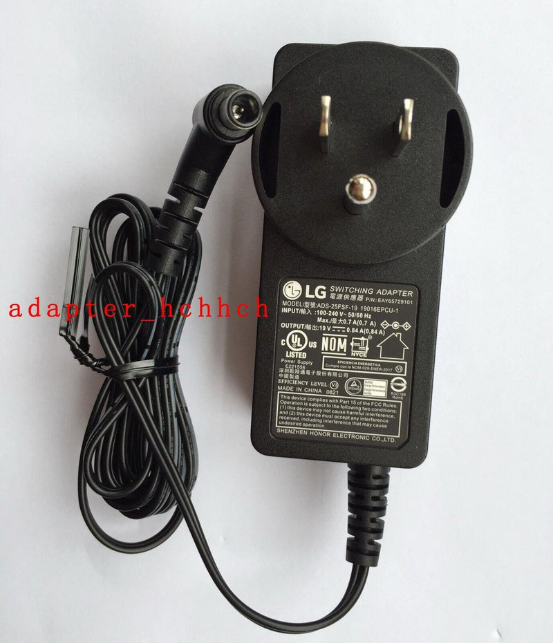 New Original LG 19V 0.84A Adapter&Cord for LG 20MK400H,20MK410H,20MK420H monitor