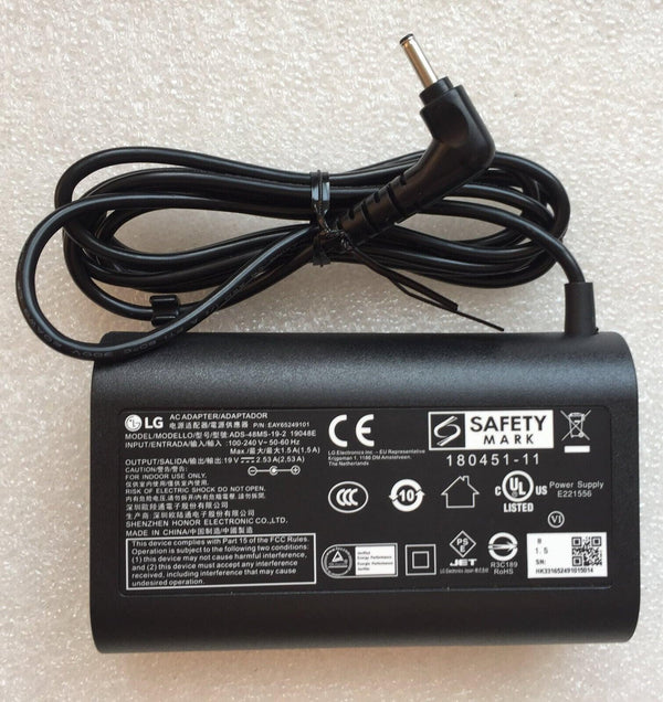 New Original OEM LG 48W 19V 2.53A AC Adapter for LG gram 17Z990-R.AAS7U1 Laptop