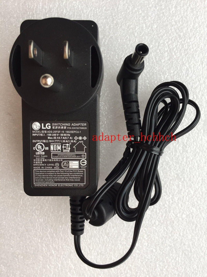 New Original LG 24BL450Y-B 24MK430H-B 29WL500-B Monitor 19V 1.3A AC Adapter&Cord