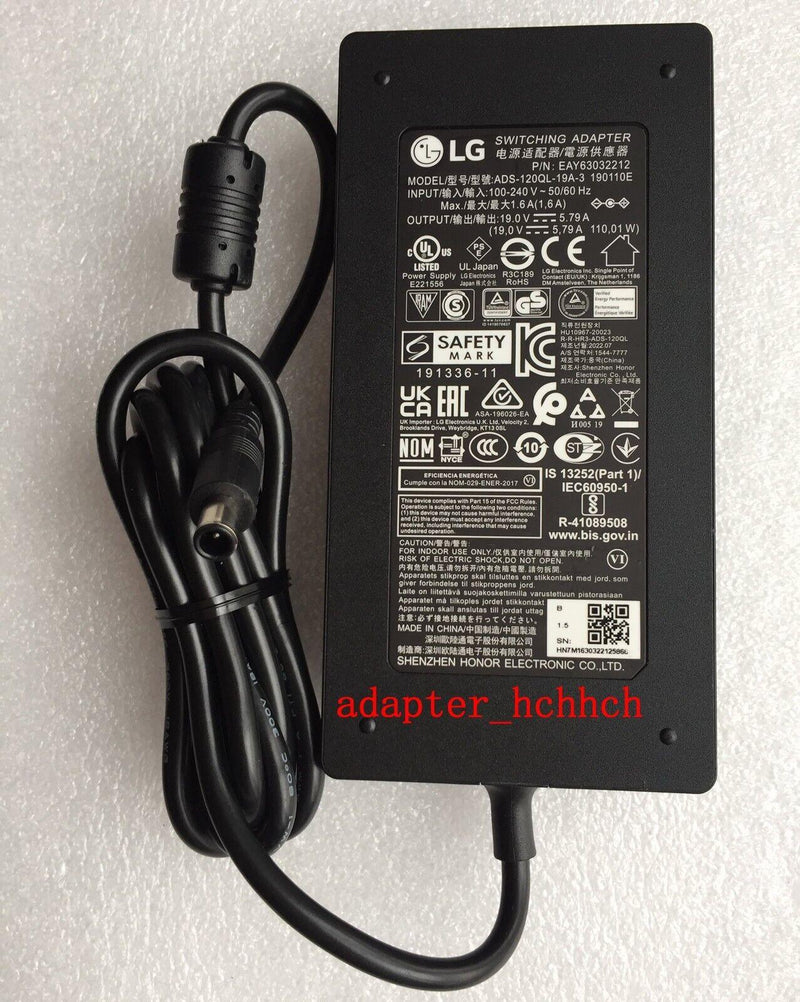 New Original LG UltraGear 27GN95B LED Monitor ADS-120QL-19A-3 190110E AC Adapter