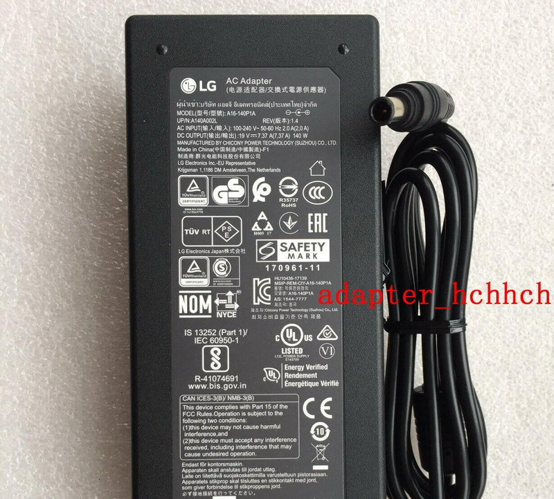 New Original OEM LG 38CK950N-1C monitor EAY64929302 19V 7.37A AC/DC Adapter/Cord