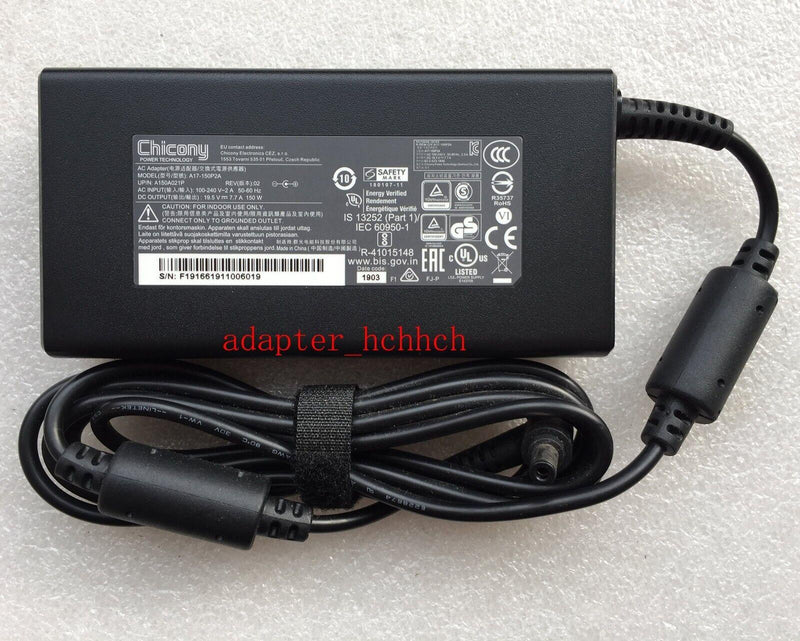 New Original OEM MSI GF75 Thin 10SCXK-088US A17-150P2A Chicony 150W Slim adapter