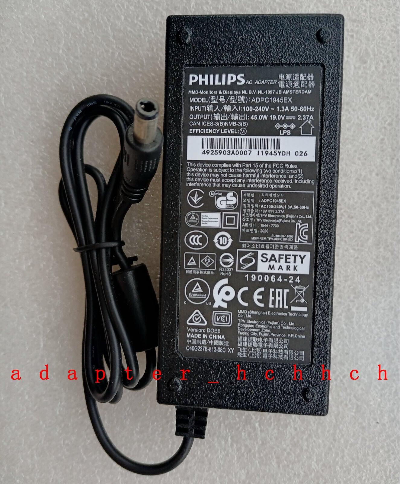 New Original OEM Philips 272E1SA LCD monitor ADPC1945EX 19V 2.37A 45W AC Adapter