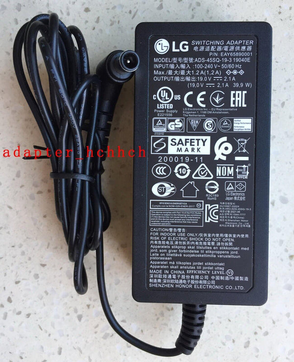 New Original LG EAY65890001 AC Adapter&Cord for LG LCD-LED Monitor TV