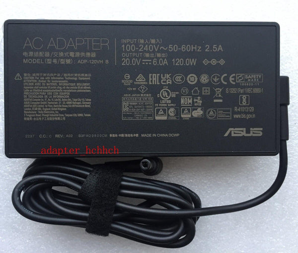 New Original ASUS 20V 6A Adapter for ASUS ROG Swift PG279QM ADP-120VH BC Monitor