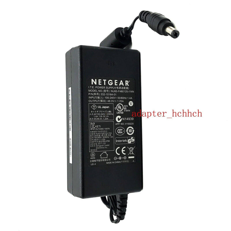 New Original oem Netgear 48V adapter for ProSafe FS116P FS116PNA Gigabit Network