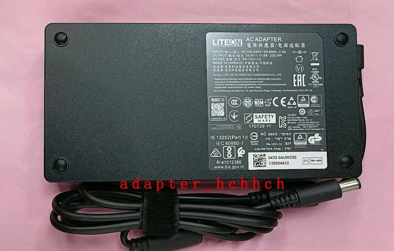 New Original Liteon 19.5V Adapter for Intel NUC NUC8i7HNK PA-1231-12 MINI PC KIT