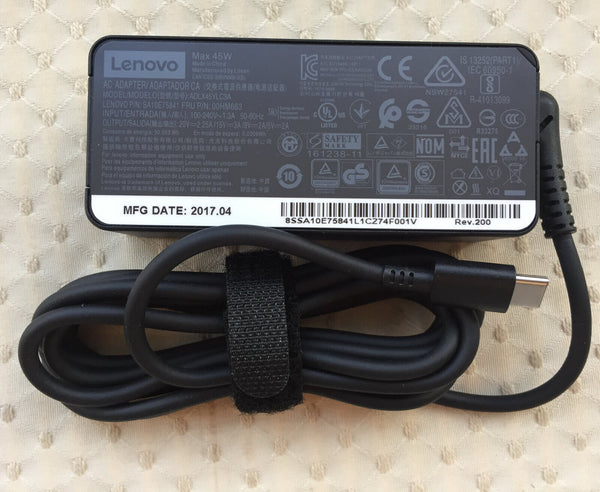 New Original 45W USB-C Adapter for Lenovo ThinkPad T470 20JM0009US,ADLX45YLC3A@@