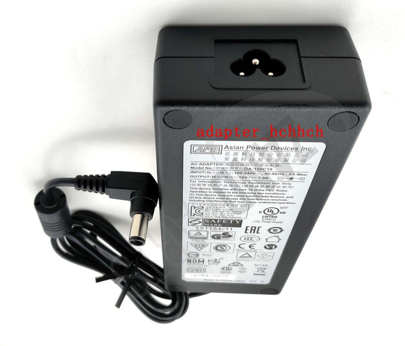 New Original OEM Acer B276HULEQ Monitor DA-150C19 19V 7.9A 150W AC Adapter&Cord@