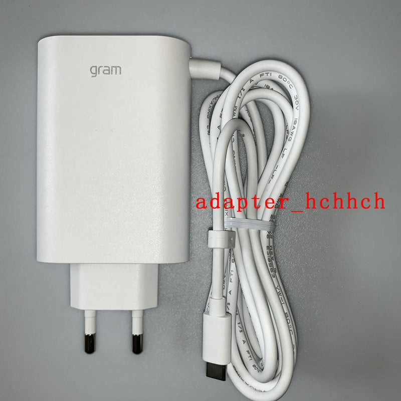 Original LG Gram 65W USB-C Charger 16Z90P-G.AA78P 16Z90P-G.AA76P 16Z90P-G.AA72P@