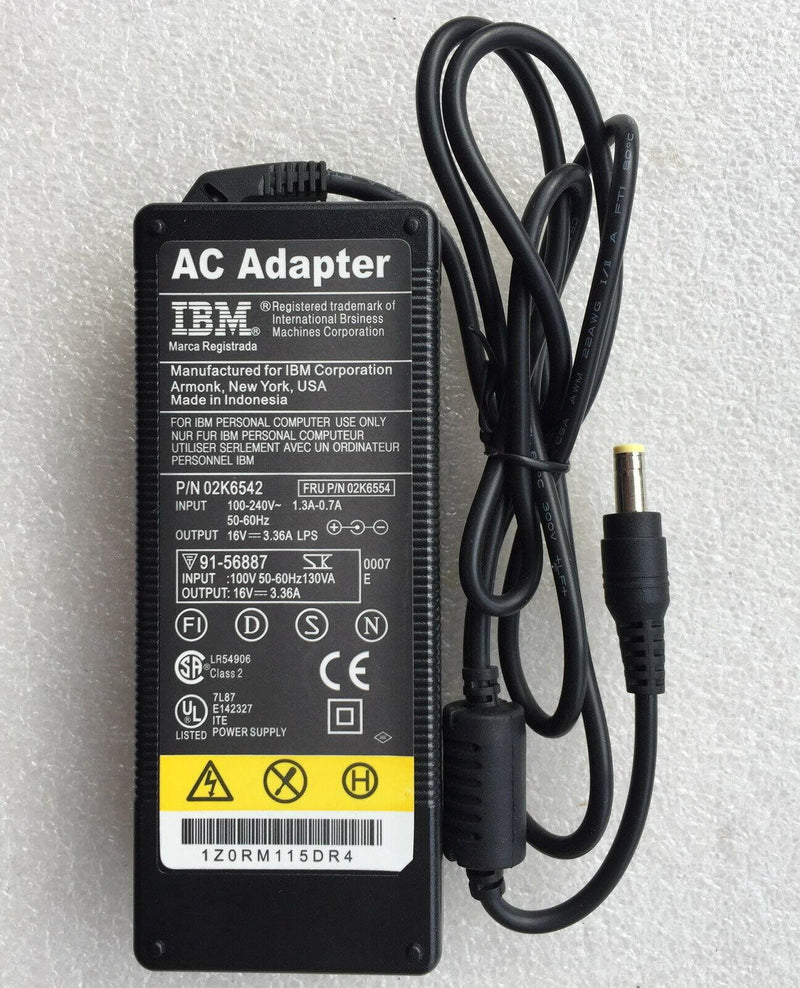 New Genuine 16v 3.36a AC Adapter for IBM ThinkPad 365 380 385 560 600 770 Series