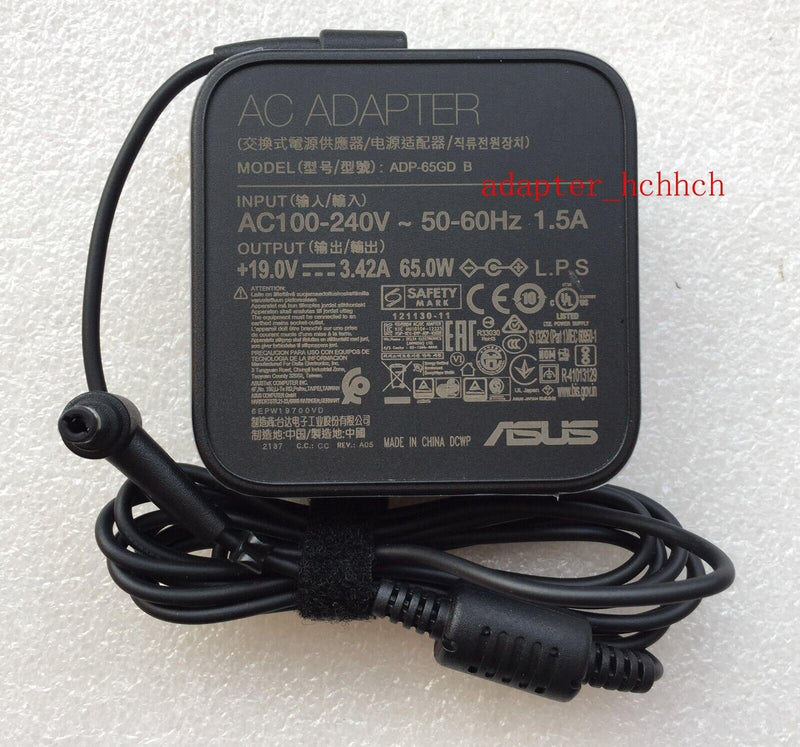 New Original OEM ASUS 65W 19V Cord/Charger VG279QM,VG27AQ,VG27AQE,VG27BQ Monitor