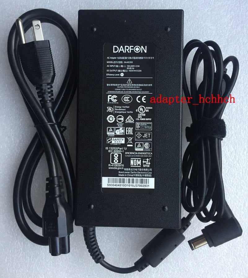 New Original OEM Darfon 180W AC Adapter for MSI GL73 8SE/RTX2060 BAA81950 Laptop