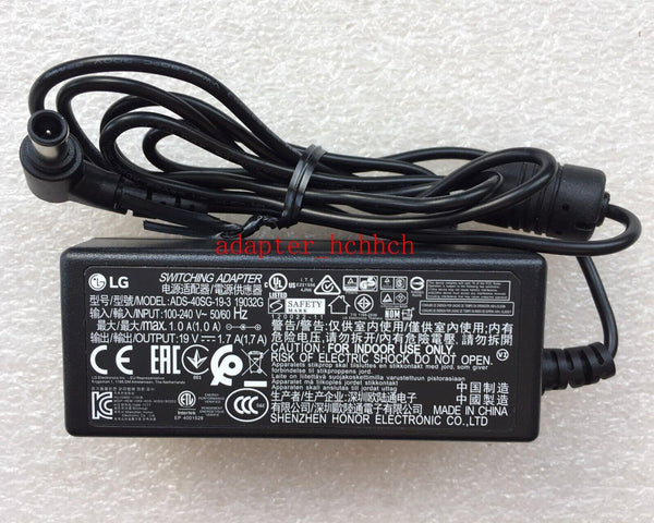 New Original LG 32W 19V AC Adapter for LG 27EA33V-B ADS-40SG-19-3 19032G Monitor