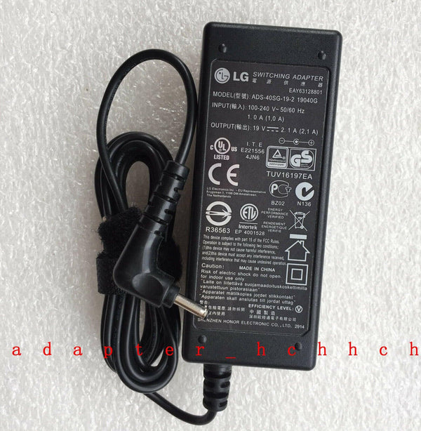 New Original LG 19V 2.1A Adapter&Cord for LG gram 14Z950-AAA3GU1,14Z950-A.AA4GU1