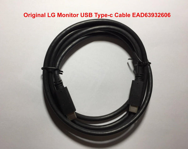 New Original LG EAD63932606 USB Type-C Cable for LG 27UK670-B 4K IPS LED Monitor