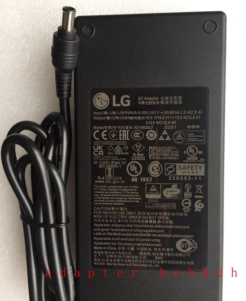 New Original LG 45GR95QE UltraGear Curved Gaming Monitor AD10630LF AC/DC Adapter