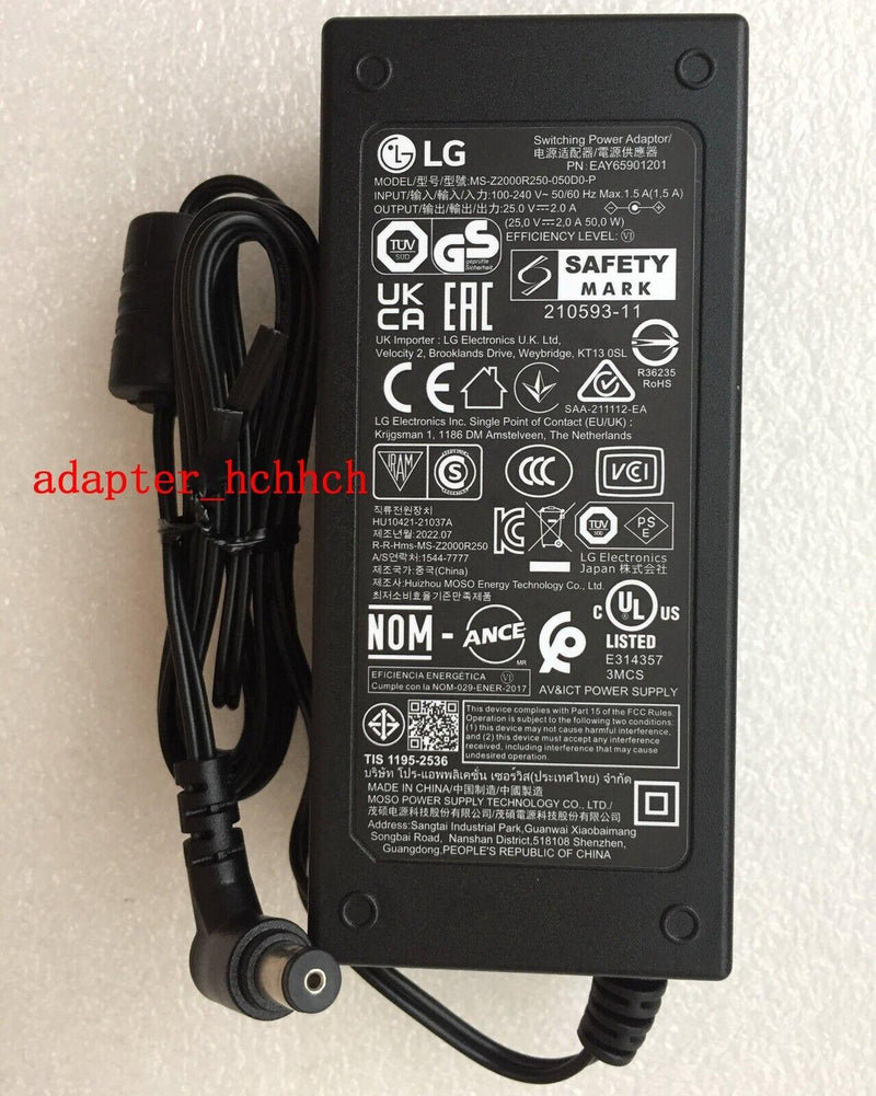 New Original LG 25V 2A Adapter for LG SPD7Y EAY65901201 3.1.2 Channel Sound Bar@