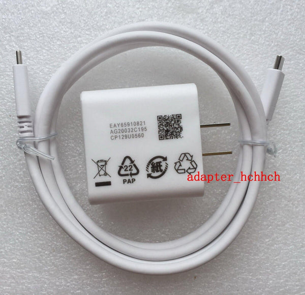 New Original OEM LG 65W Adapter&USB-C Cable for LG gram 16Z90RS-K.ADW9U1 Laptop@