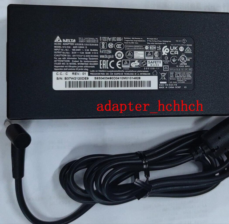 New Original Delta 20V 6A AC Adapter for MSI GF63 Thin 11SCV Series ADP-120VH D