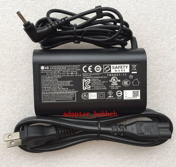 New Original LG gram 15Z95N-G.APS5U1 ADS-48MS-19-2 19048E 48.07W AC Adapter&Cord