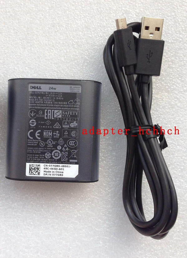 New Original Dell 24W 19.5V/5V Adapter for Dell Venue 7130 Pro HA24NM130 Tablet