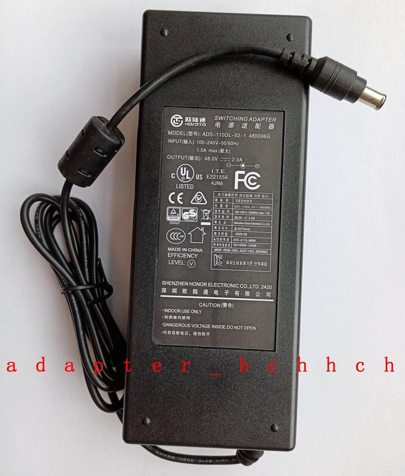 Original Hoioto 48V 2A AC Adapter For Dahua NVR2108HS-8P-S3 Network Video Record