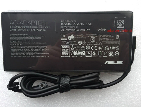 New Original ASUS ROG Zephyrus G16 GU603VV-G16.I74060 A20-240P1A AC Adapter&Cord