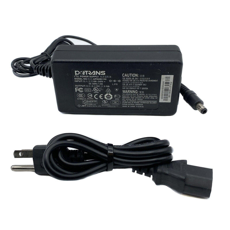 New Original POTRANS UP060B1190 LCD Monitor 19V AC/DC Adapter&Cord 6.5mm*3.0mm