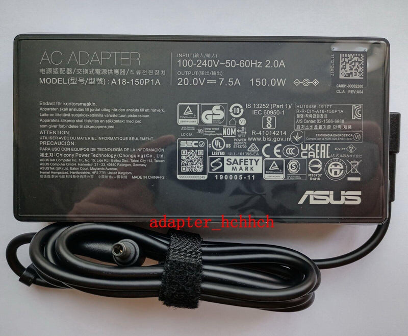 New Original Asus 20V 7.5A AC/DC Adapter for Asus All In One A5401WR A18-150P1AA