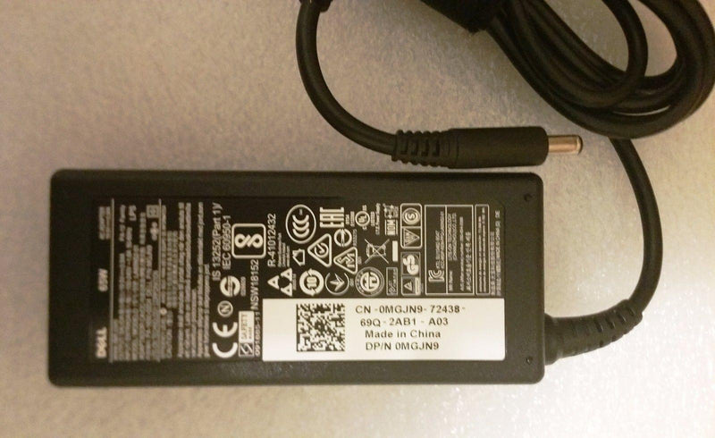 New Original OEM Dell 19.5V 3.34A AC Adapter for Dell Chromebook 13-7310 Laptop